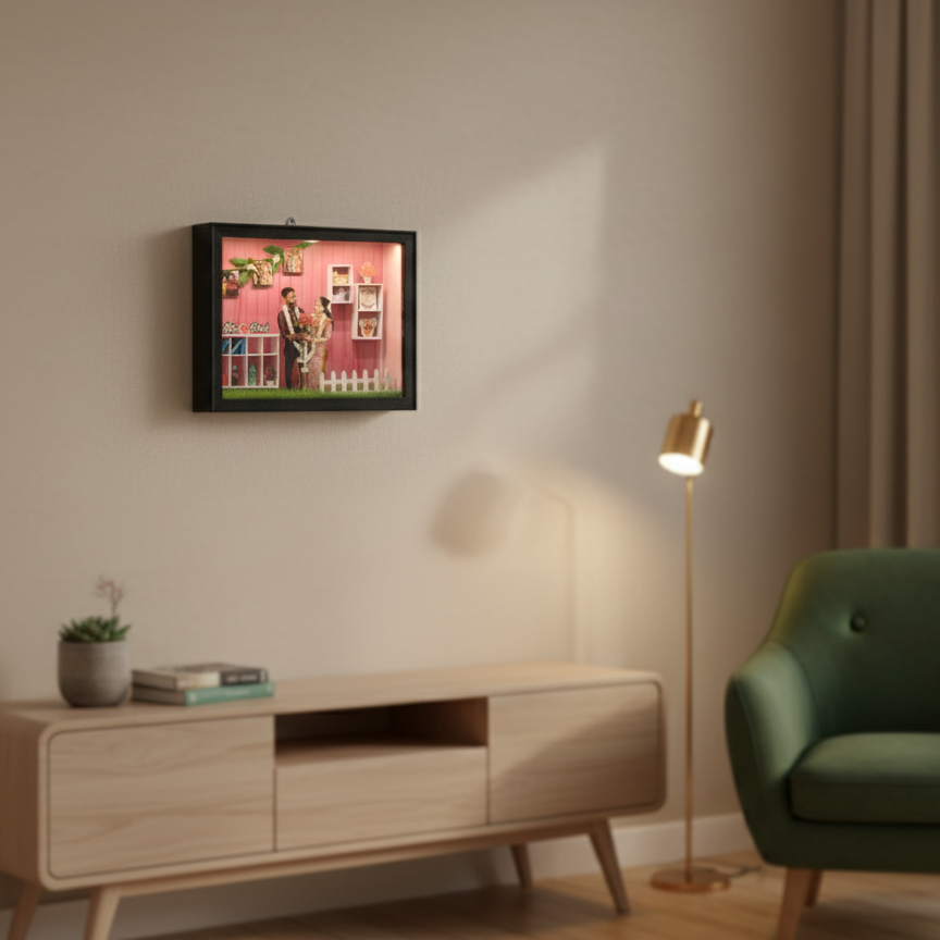 π« A Frame Full of Love β Fast Gift Wedding Miniature Box