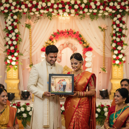 The "Forever Yours" Personalized Wedding Shadow Box