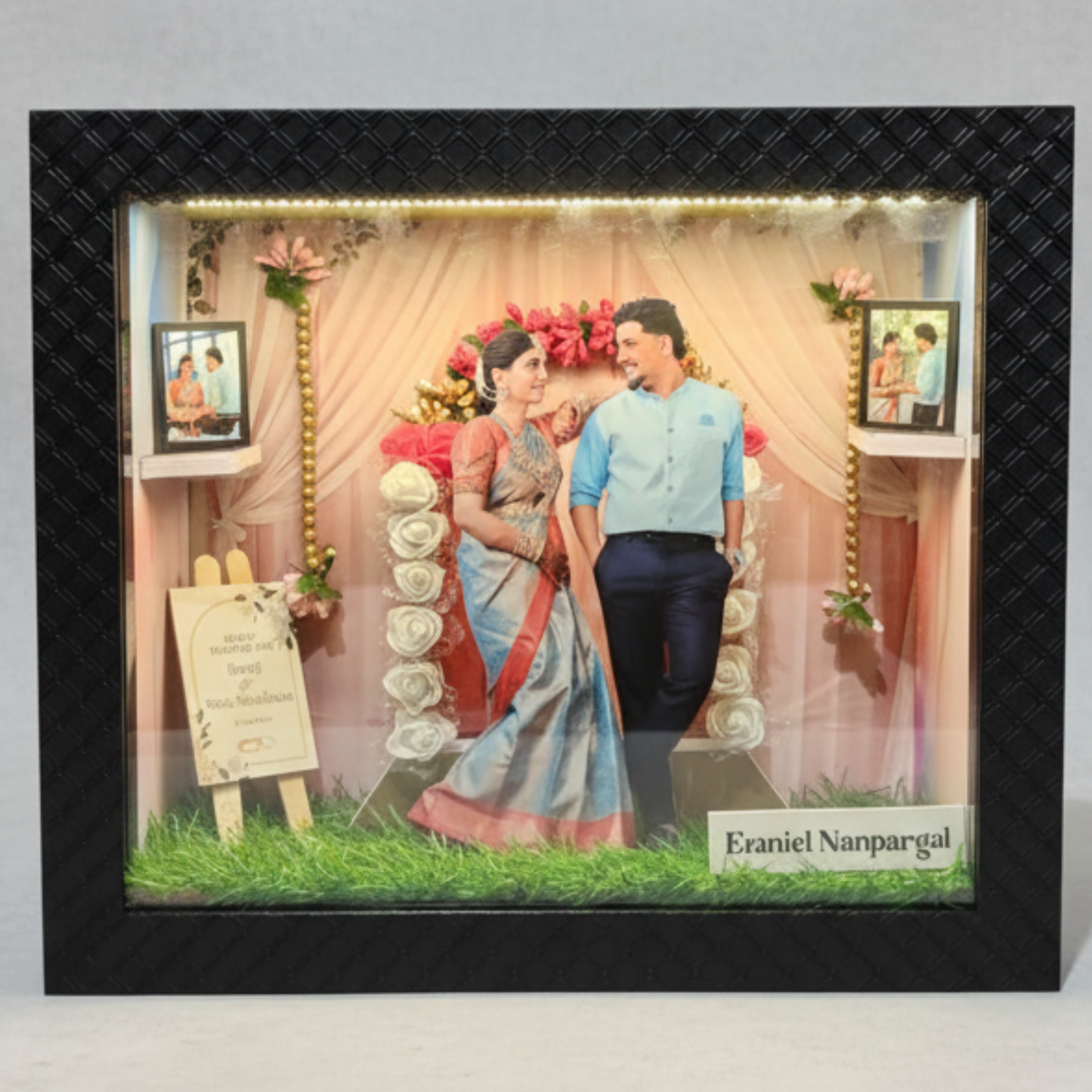The "Forever Yours" Personalized Wedding Shadow Box