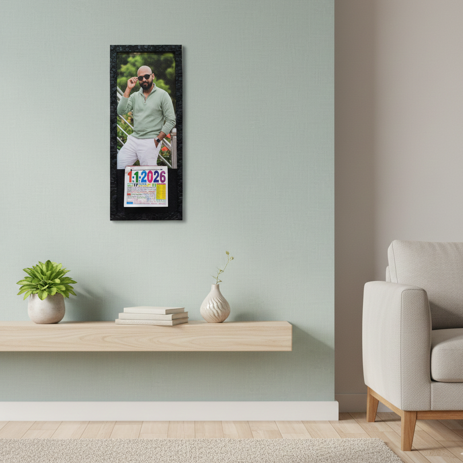Fast Gifts Personalized Photo Frame with Calendar