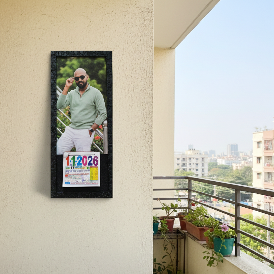 Fast Gifts Personalized Photo Frame with Calendar