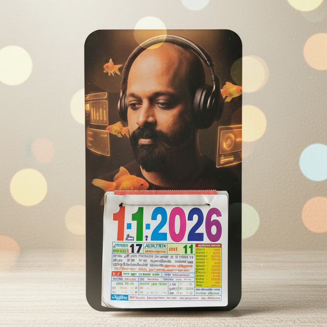 Fast Gifts Personalized Acrylic Calendar