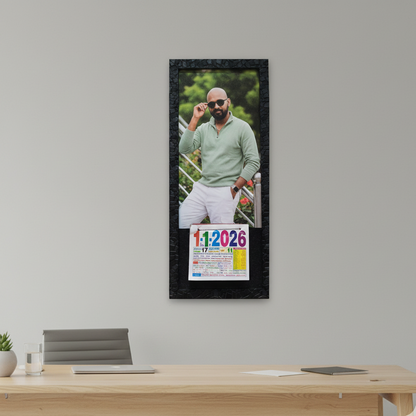 Fast Gifts Personalized Photo Frame with Calendar