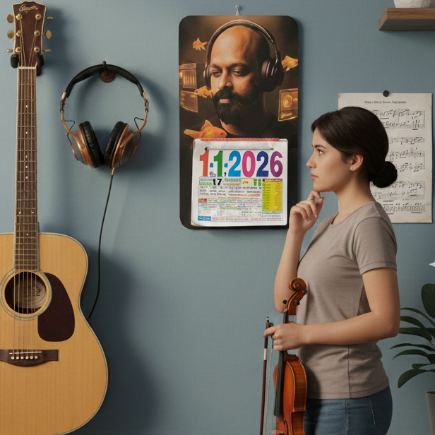 Fast Gifts Personalized Acrylic Calendar