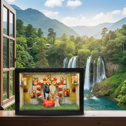 ' love  Story' Fast Gift Wedding Miniature Box