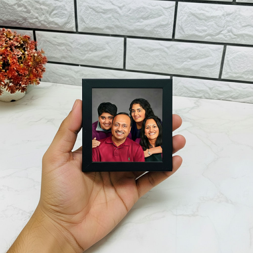 Personalised Gift Combo – Money Box + Plastic Keychain + 4x4 Frame 🎁