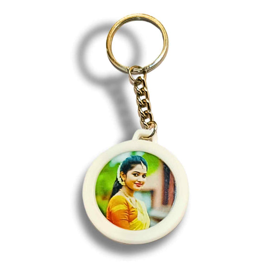 PHOTO PLASTIC KEYCHAIN