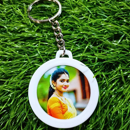 PHOTO PLASTIC KEYCHAIN