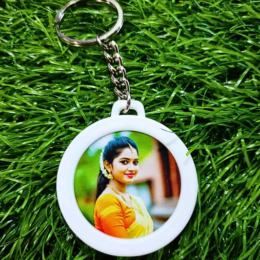 PHOTO PLASTIC KEYCHAIN
