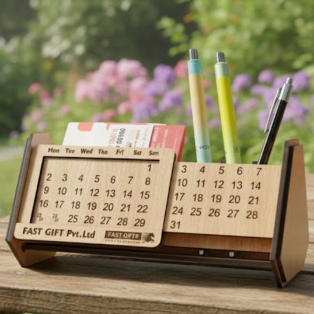 Fast Gift Premium Wooden Pen Stand